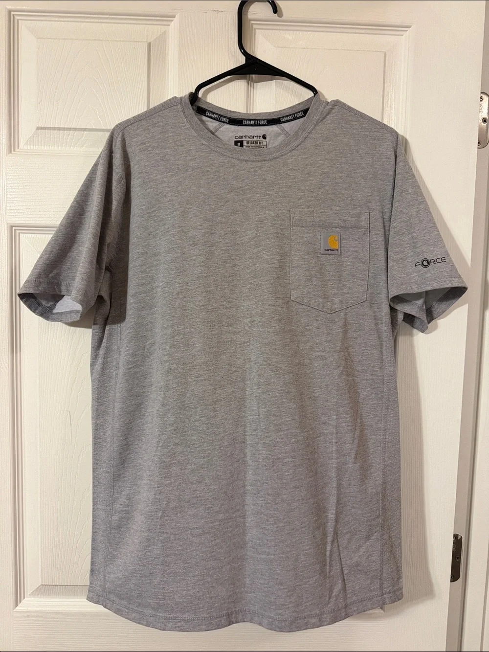 Carhartt Short-Sleeve Pocket Tee in Heather Gray